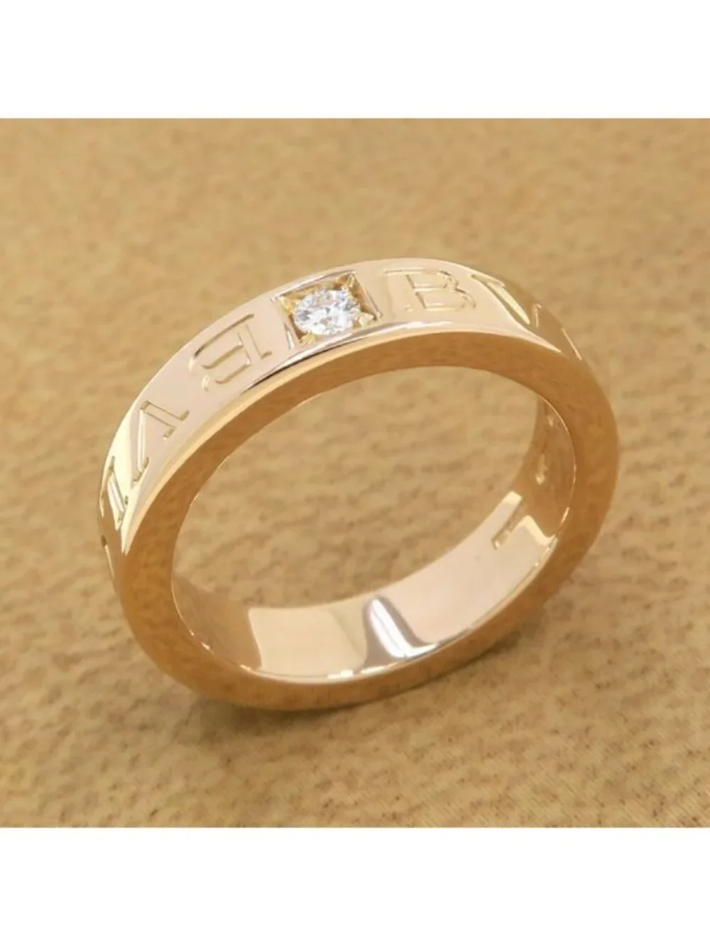 Bvlgari Bulgari Double Logo Ring Diamond 7